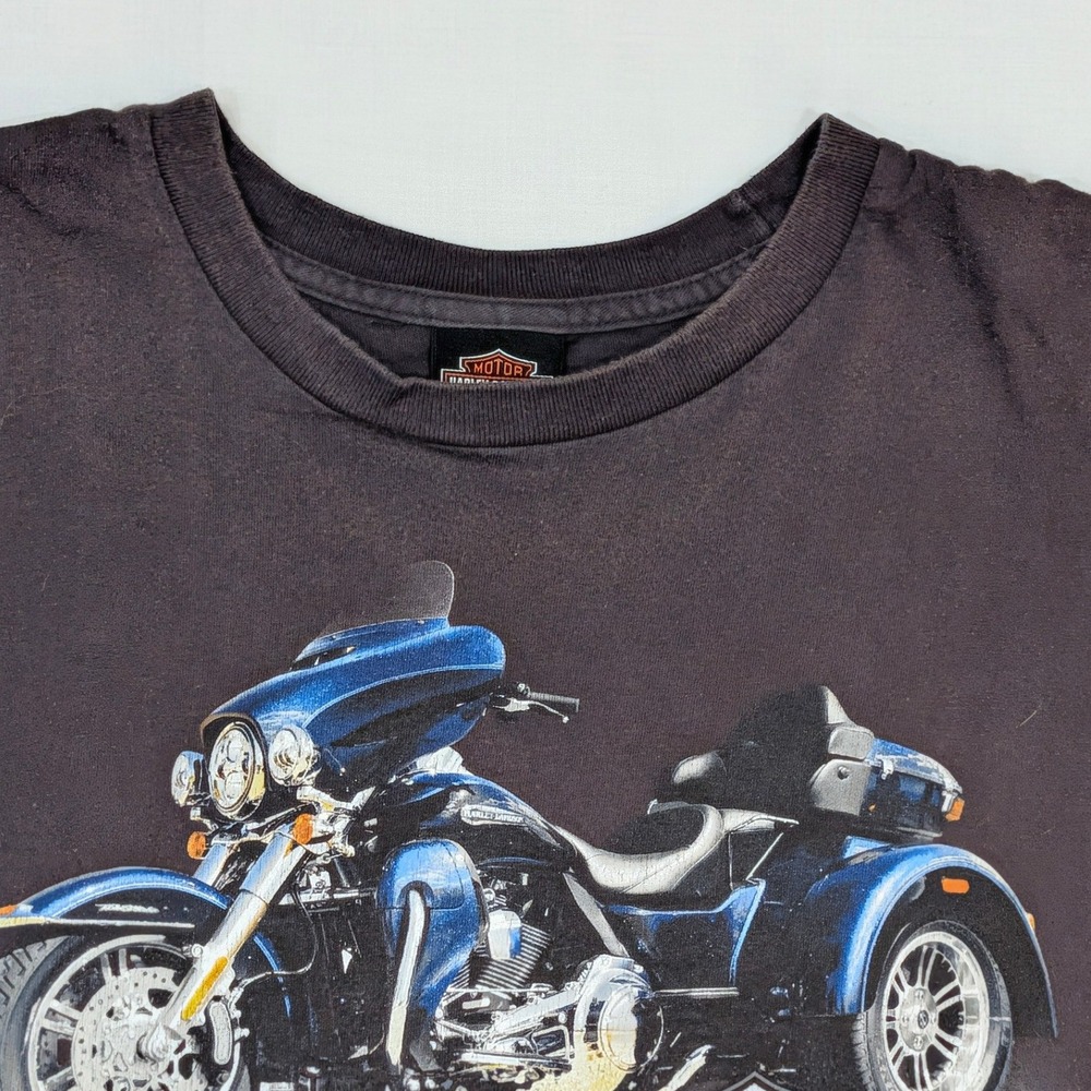 Harley Davidson Durango Colorado Trike Graphic T-Shirt Mens 2XL Black 2019